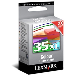 Lexmark N°35XL (18C0035E) cartouche d'encre haute capacité (d'origine) - couleur 18C0035E 040280 - 1