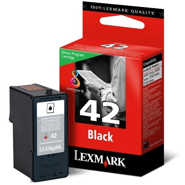 Lexmark N°42 (18Y0142E) cartouche d'encre noire (d'origine) 18Y0142E 040355 - 1