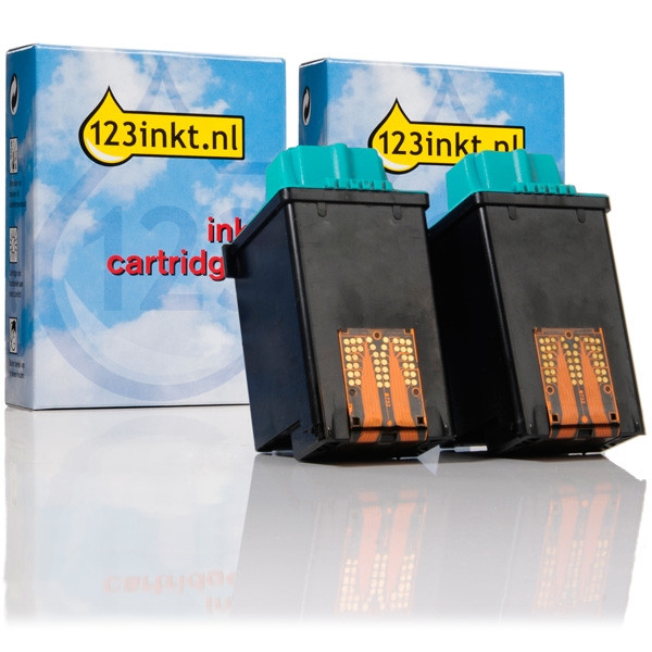 Lexmark N°50 (17G0050) duopack (marque 123encre) - noir 17G0050EC 040063 - 1