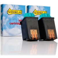 Lexmark N°50 (17G0050) duopack (marque 123encre) - noir 17G0050EC 040063