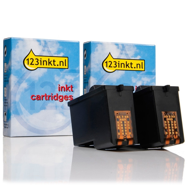 Lexmark N°82 (18L0032) duopack (marque 123encre) - noir 18L0032EC 040196 - 1