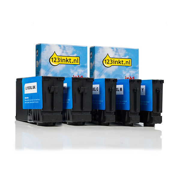Lexmark Offre Lexmark n°150XL : 2x noir + 3x couleur (marque 123encre)  160852 - 1