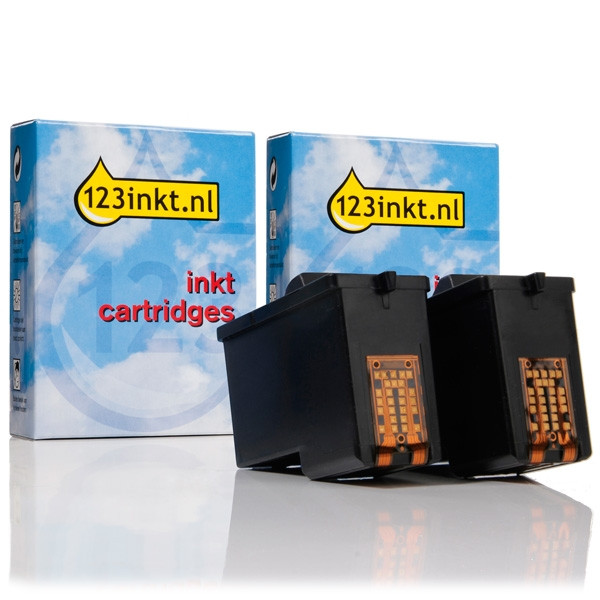 Lexmark Offre spéciale Lexmark N°82 (18L0032): 2 x cartouches d'encre noire (marque 123encre)  040196 - 1