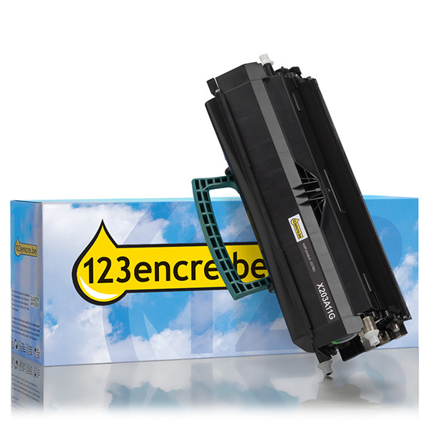 Lexmark X203A11G toner (marque 123encre) - noir X203A11GC 037093 - 1