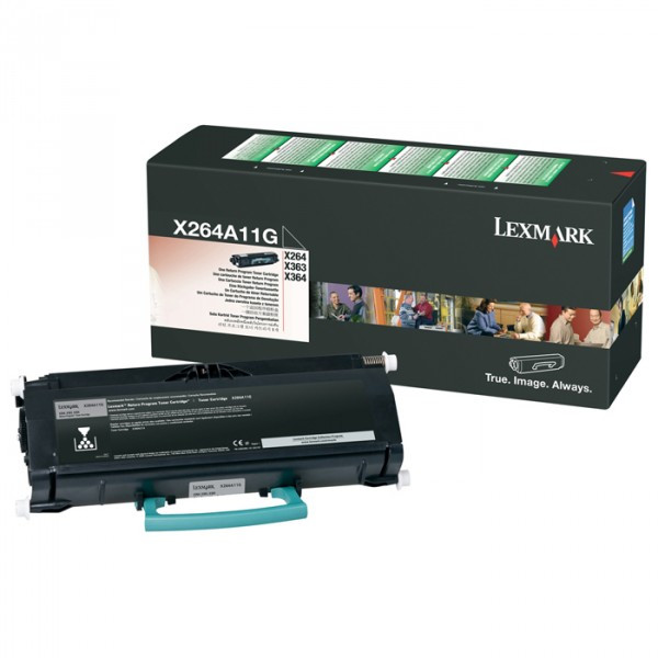 Lexmark X264A11G toner (d'origine) - noir X264A11G 037058 - 1