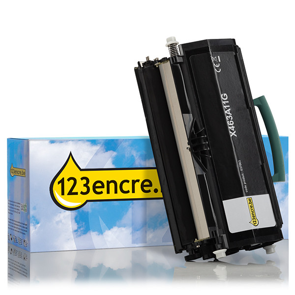 Lexmark X463A11G toner (marque 123encre) - noir X463A11GC 037063 - 1