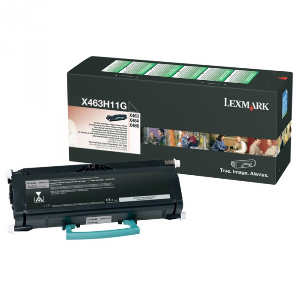 Lexmark X463H11G toner haute capacité (d'origine) - noir X463H11G 037064 - 1