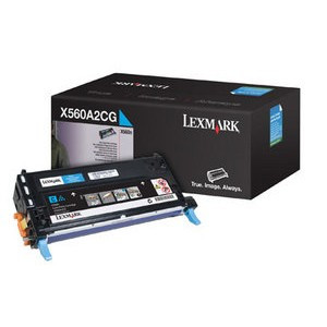 Lexmark X560A2CG toner (d'origine) - cyan X560A2CG 034974 - 1