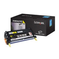Lexmark X560A2YG toner (d'origine) - jaune X560A2YG 034978