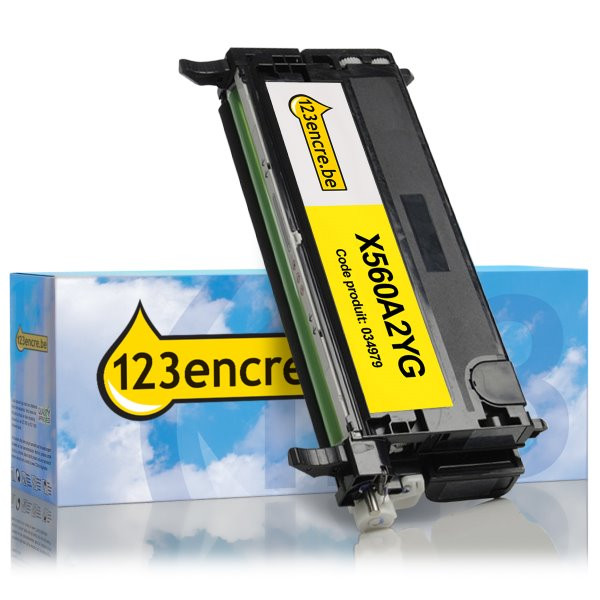 Lexmark X560A2YG toner (marque 123encre) - jaune X560A2YGC 034979 - 1