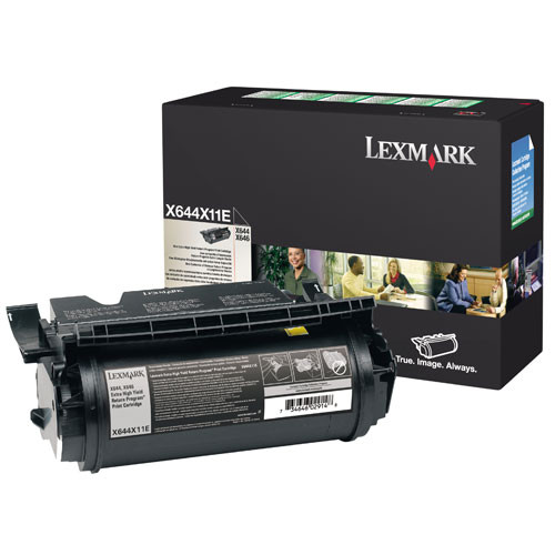 Lexmark X644X11E toner extra hauter capacité (d'origine) - noir X644X11E 034760 - 1