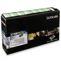 Lexmark  X748H1CG  toner cyan haute capacité (d'origine) X748H1CG 037216
