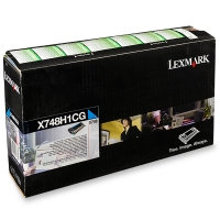 Lexmark  X748H1CG toner haute capacité (d'origine) - cyan X748H1CG 037216