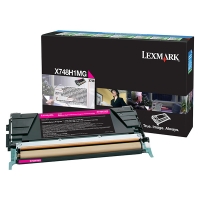 Lexmark X748H1MG toner haute capacité (d'origine) - magenta X748H1MG 037218