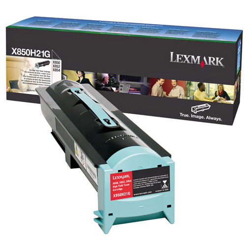 Lexmark X850H21G toner (d'origine) - noir X850H21G 034765 - 1