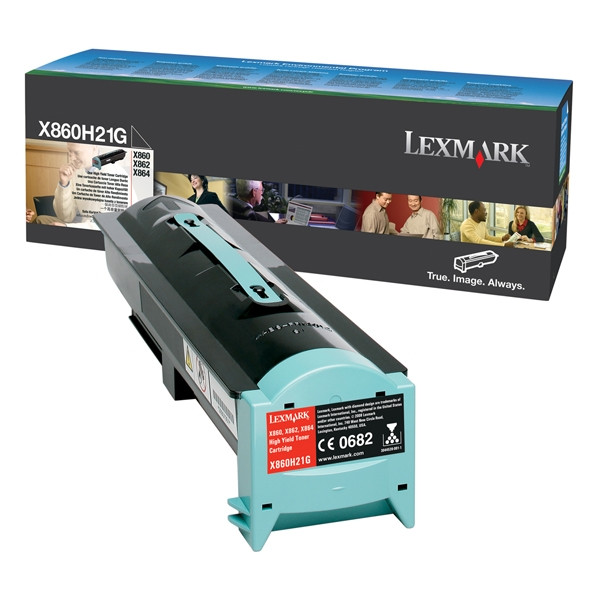 Lexmark X860H21G toner (d'origine) - noir X860H21G 037104 - 1