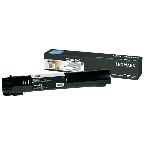 Lexmark X950X2KG toner (d'origine) - noir X950X2KG 037174 - 1