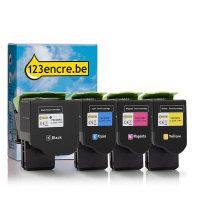 Lexmark offre : 78C2XK0, CG, MG, YG noir + 3 couleurs (marque 123encre)  131981