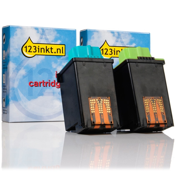 Lexmark offre combinée: N°50 (17G0050) noir + N°60 (17G0060) couleur (marque 123encre) 17G0050EC 17G0060EC 040075 - 1