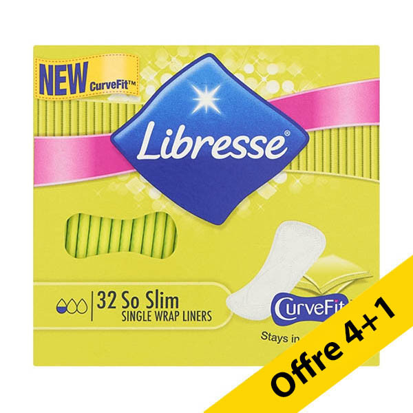Offre : 5x Libresse So Slim protège-slips (32 pièces) SLI00050 - 1