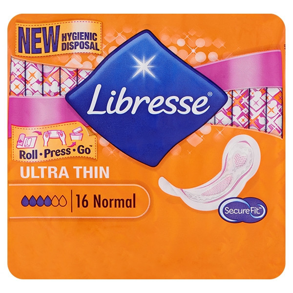 Libresse Ultra Thin serviettes hygiéniques normales (16 pièces) SLI00014 - 1