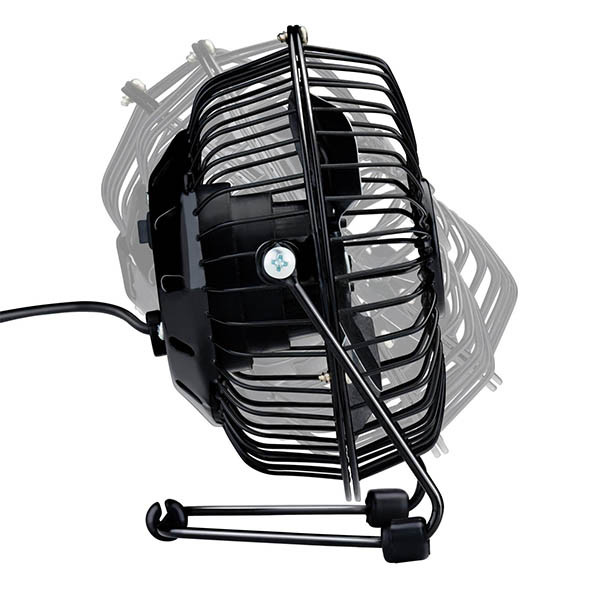 Lifetime ventilateur de table (13 cm) - noir 828973 - 2