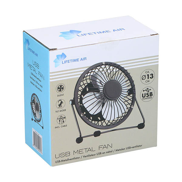 Lifetime ventilateur de table (13 cm) - noir 828973 - 5