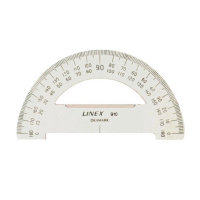 Linex rapporteur d'angle 100 mm à 180 degrés transparent 100413011 224519