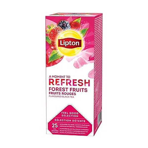 Lipton FGS Thé noir Fruits des bois (6 x 25 pièces) 423407 - 1