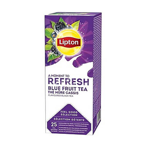 Lipton FGS thé noir myrtille et mûre (6 x 25 pièces) 423406 - 1
