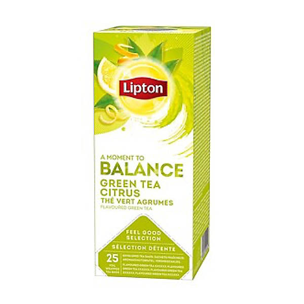 Lipton FGS thé vert agrumes (6 x 25 pièces) 423411 - 1