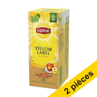 Offre : 2x Lipton FGS Yellow Label thé (6 x 25 pièces)