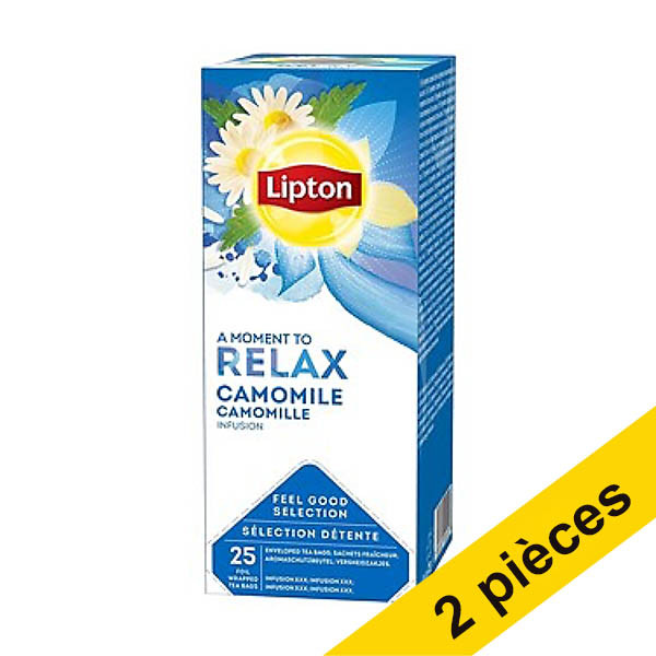 Offre : 2x Lipton FGS thé à la camomille (6 x 25 pièces) 423454 - 2