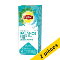 Offre : 2x Lipton FGS thé vert à la menthe (6 x 25 pièces)