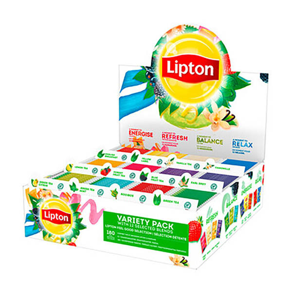 Lipton coffret assortiment de thés (180 pièces) 423404 - 1