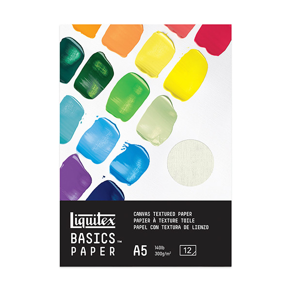 Liquitex papier pour peinture acrylique A5 300 g/m² (12 feuilles) 4602003 409995 - 1