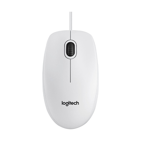 Logitech B100 souris filaire - blanc 910-003360 828099 - 1