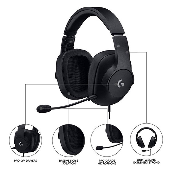 Logitech G Pro X casque gaming 981-000818 828167 - 7