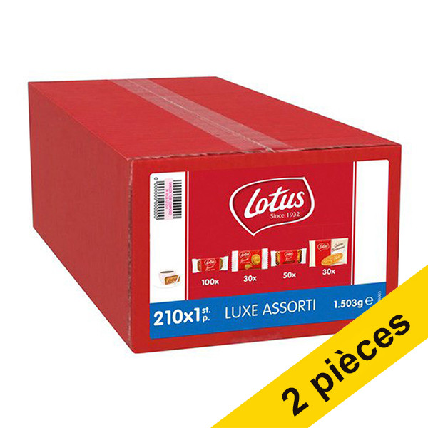 Lotus Offre : 2x Lotus Biscoff assortiment (210 pièces)  404390 - 1