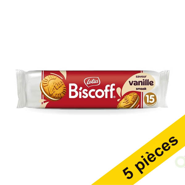 Offre : 5x Lotus Biscoff spéculoos à la vanille (150 grammes) 422963 - 1