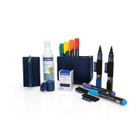Magnetoplan kit de démarrage pour tableau blanc - bleu 1230914 423360