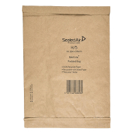 Mail Lite enveloppe matelassée 264 x 374 mm - autocollant (50 pièces) - marron A12056 209412