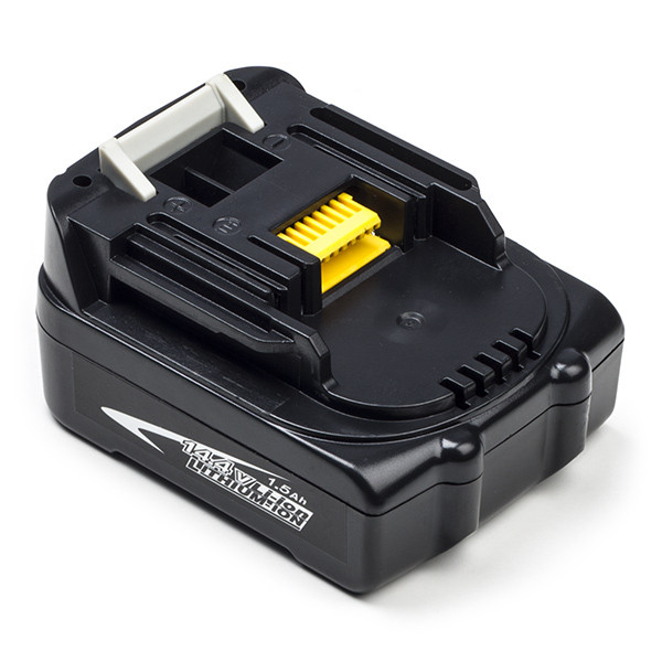 Makita batterie BL1415 / 195443-0 (14,4V, 1500 mAh, Li-ion, marque distributeur 123accu) 14.4LXT 14.4VLXT 195443-0 196280-5 196875-4 AMA00142 - 1