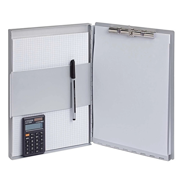 Maul Assist porte-bloc A4 vertical avec compartiment de rangement - argent 2354608 402319 - 4