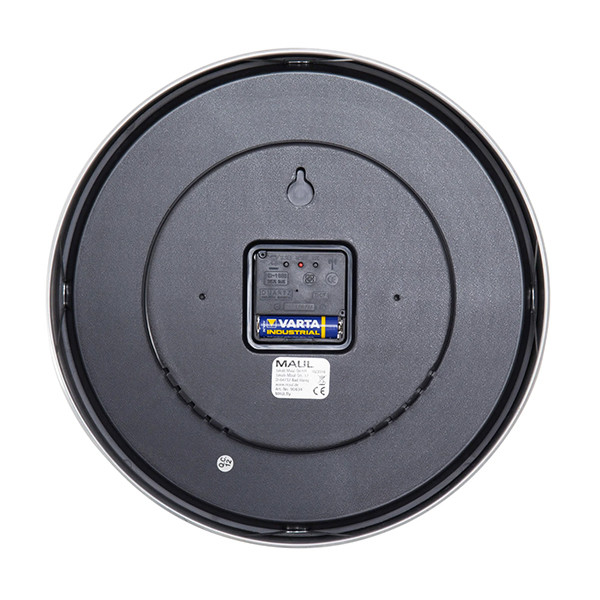 Maul Fly horloge murale radiocommandée en aluminium avec cadran noir (Ø 30,5 cm) - gris argenté 9063490 402518 - 4