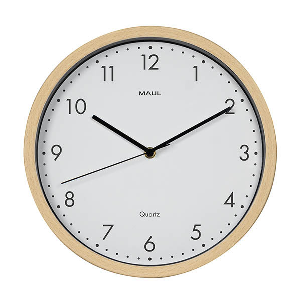 Maul Grain horloge murale en bois avec cadran blanc (Ø 30 cm) 354875 - 1