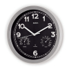 Maul MAULdrive horloge murale radiocommandée en plastique avec cadran noir (Ø 30 cm) - gris 9059095 402495 - 2