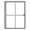 Maul MAULextraslim vitrine pour intérieur 4 x A4 aluminium 6820408 402394 - 2