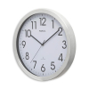 Maul MAULmove horloge murale radiocommandée en aluminium avec cadran blanc (Ø 40 cm) - gris argenté 9063108 402493 - 2