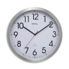 Maul MAULmove horloge murale radiocommandée en aluminium avec cadran blanc (Ø 40 cm) - gris argenté 9063108 402493 - 1